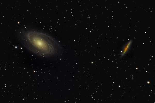 M 81 (слева) и M 82 (справа).